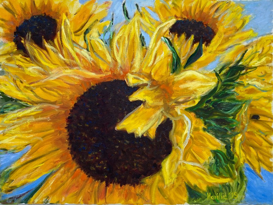 Sonnenblumen | Ölgemälde Martyna Faupel Sonnenblumen | Ölgemälde Martyna Faupel